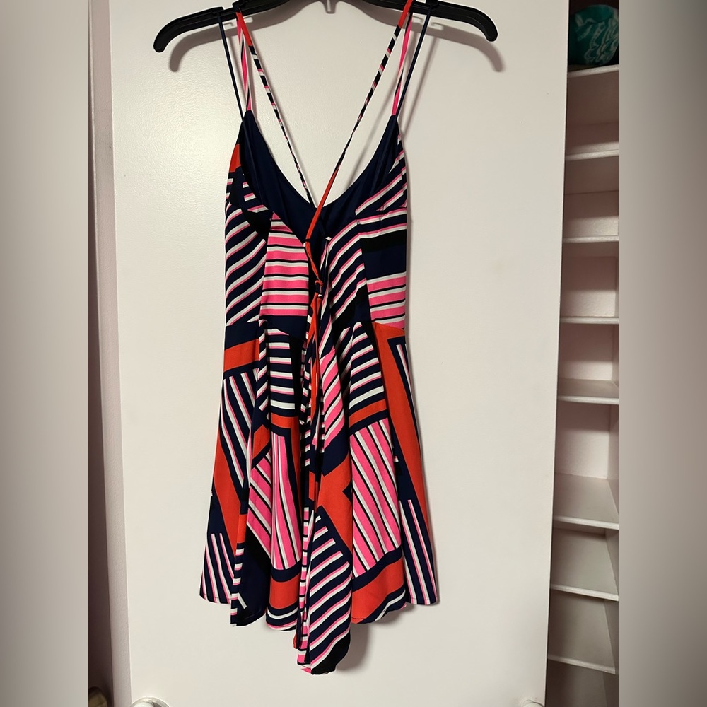 Express Strappy Colorful Romper SIZE 6 - Picture 2 of 5